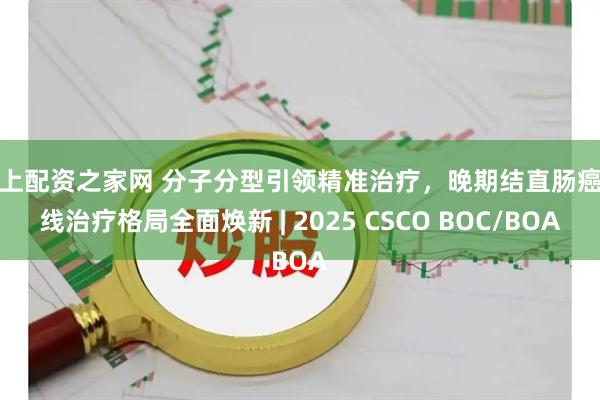 线上配资之家网 分子分型引领精准治疗，晚期结直肠癌一线治疗格局全面焕新 | 2025 CSCO BOC/BOA
